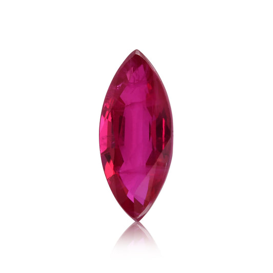 1,13 Karat roter burmesischer Marquise-Rubin