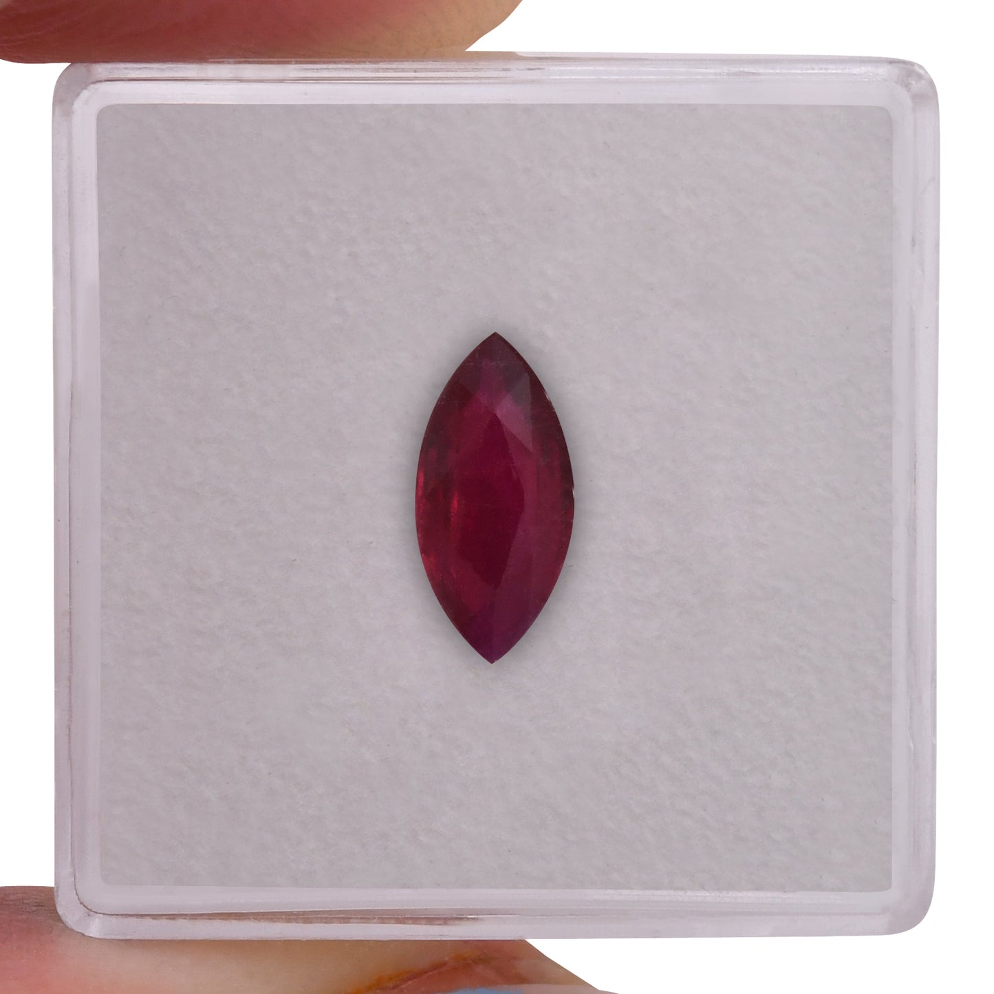 1.50 Carat Red BURMESE Marquise Ruby