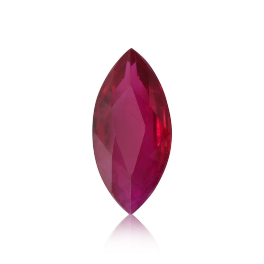 1,50 Karat roter burmesischer Marquise-Rubin