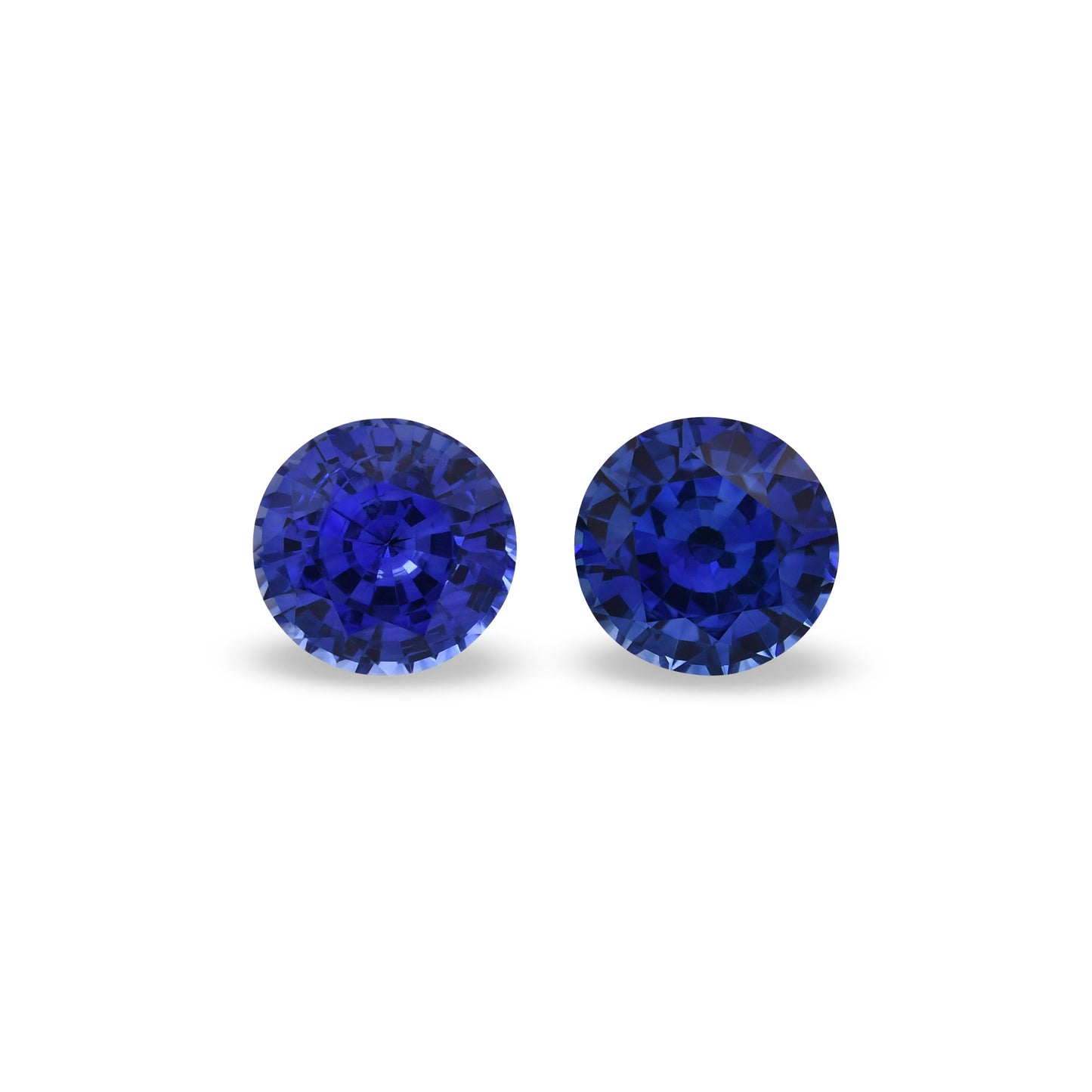 3,05 Karat blauer runder Saphir aus Sri Lanka
