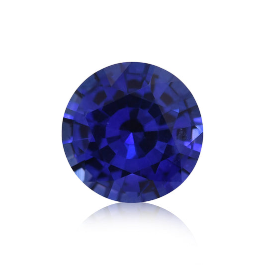 1,69 Karat blauer runder Saphir aus Sri Lanka