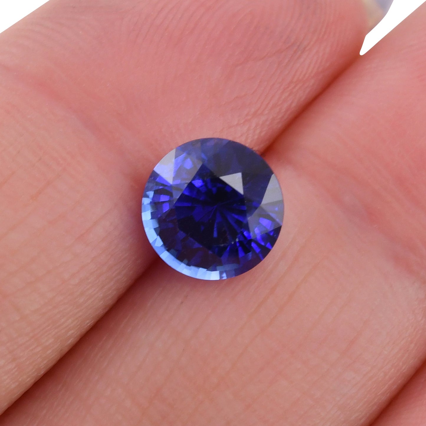 2,59 Karat blauer runder Saphir aus Sri Lanka, GIA-geprüft