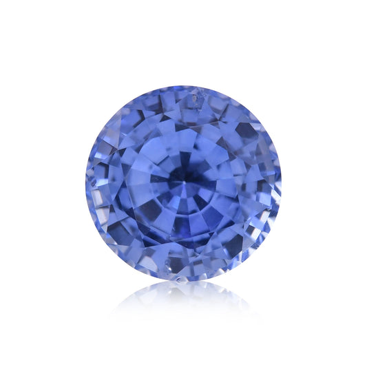 2,55 Karat blauer runder Saphir aus Sri Lanka
