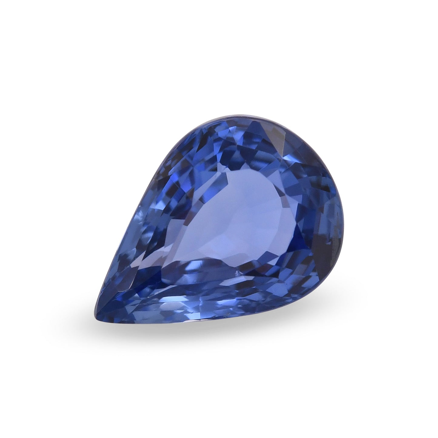 3,47 Karat blauer birnenförmiger Saphir aus Sri Lanka (CD)
