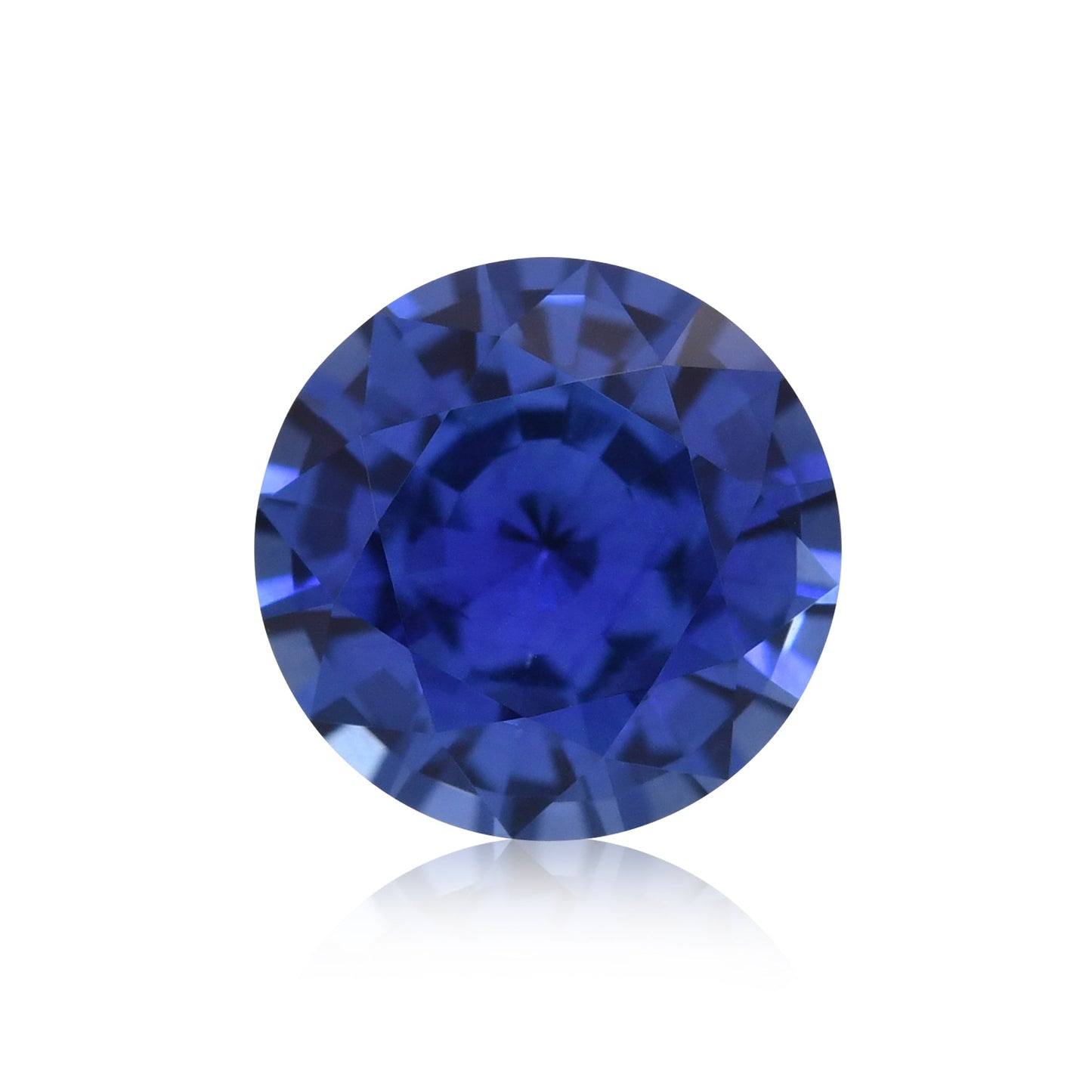 1,50 Karat blauer runder Saphir aus Sri Lanka