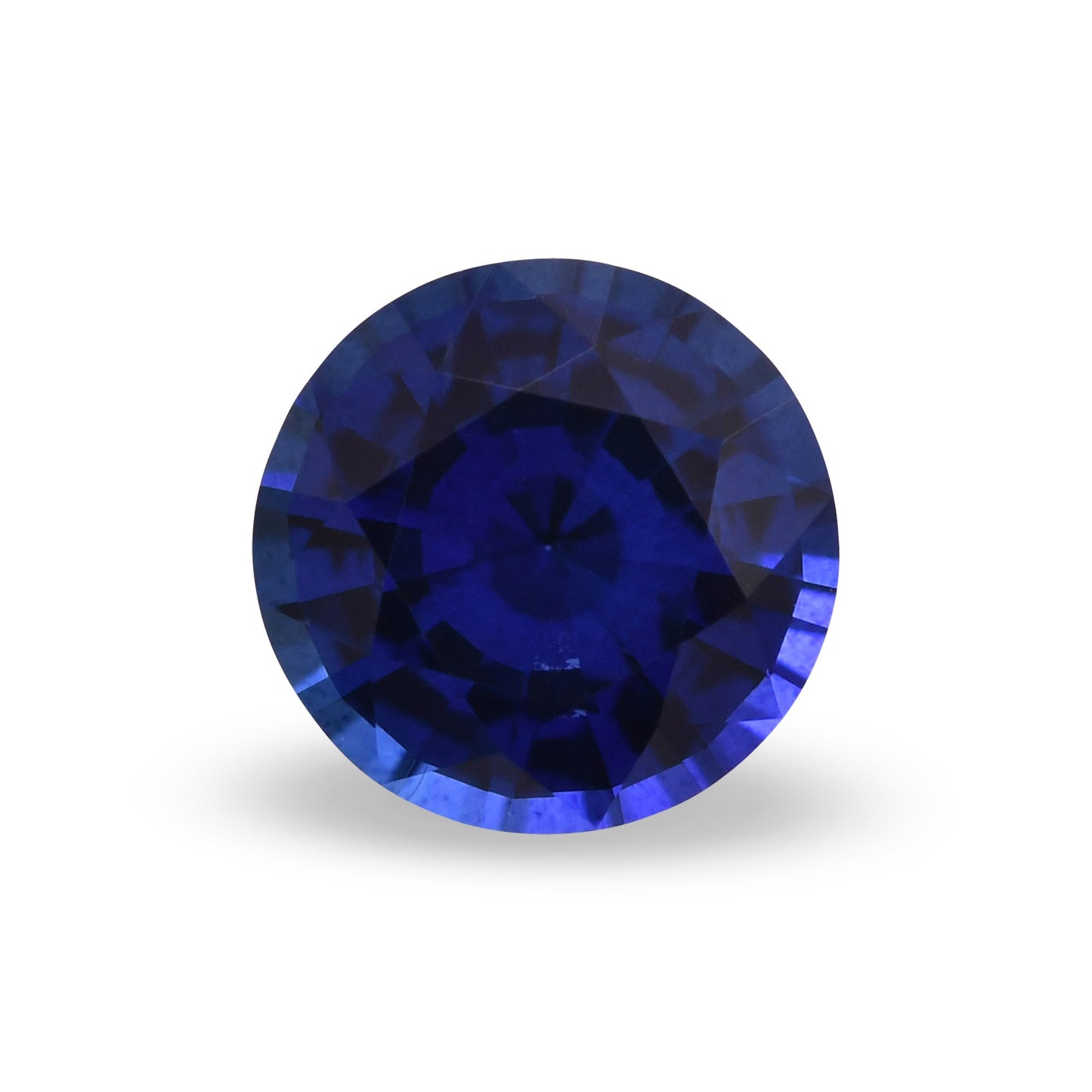 1,17 Karat blauer runder Saphir aus Sri Lanka