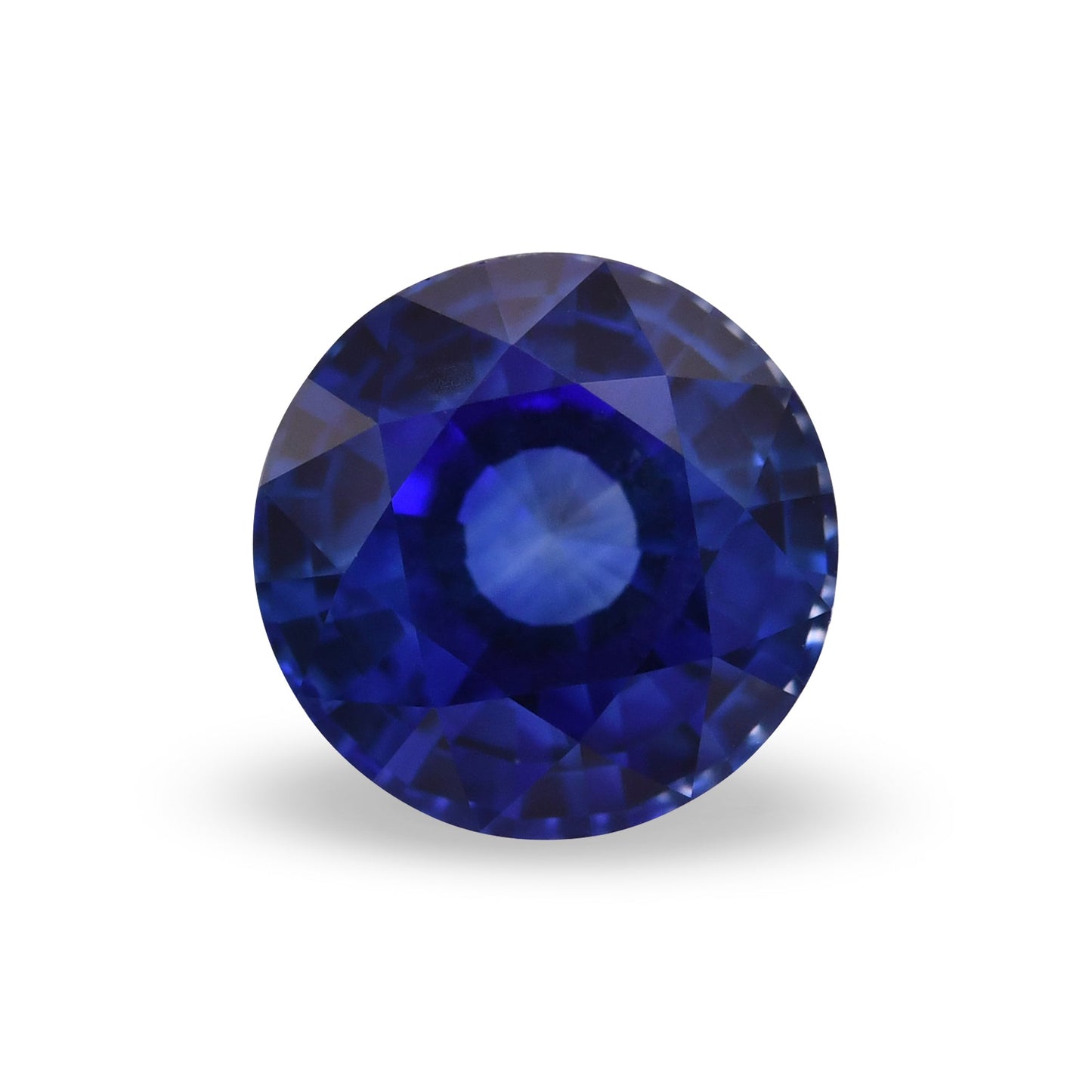1,59 Karat blauer runder Saphir aus Sri Lanka