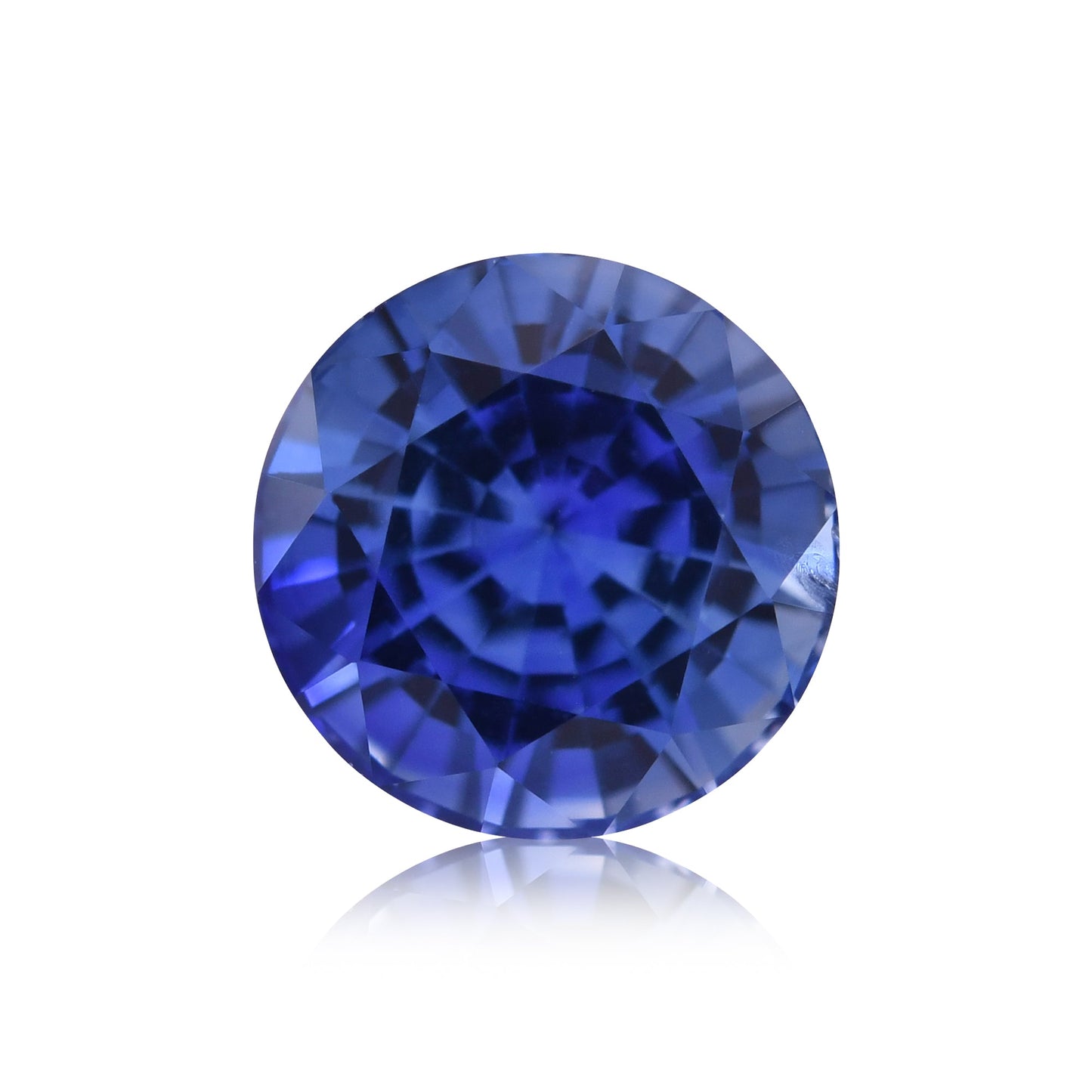1,67 Karat blauer runder Saphir aus Sri Lanka