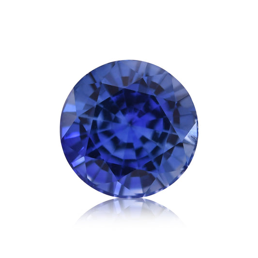 1,67 Karat blauer runder Saphir aus Sri Lanka