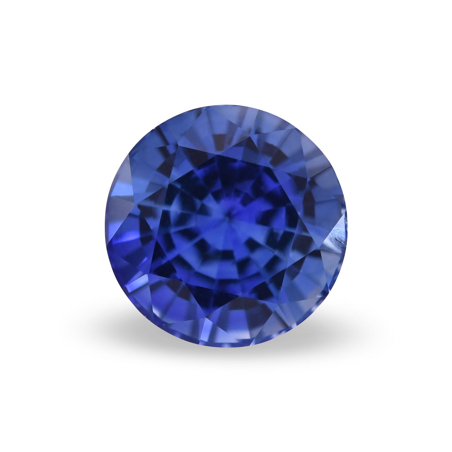 1,67 Karat blauer runder Saphir aus Sri Lanka