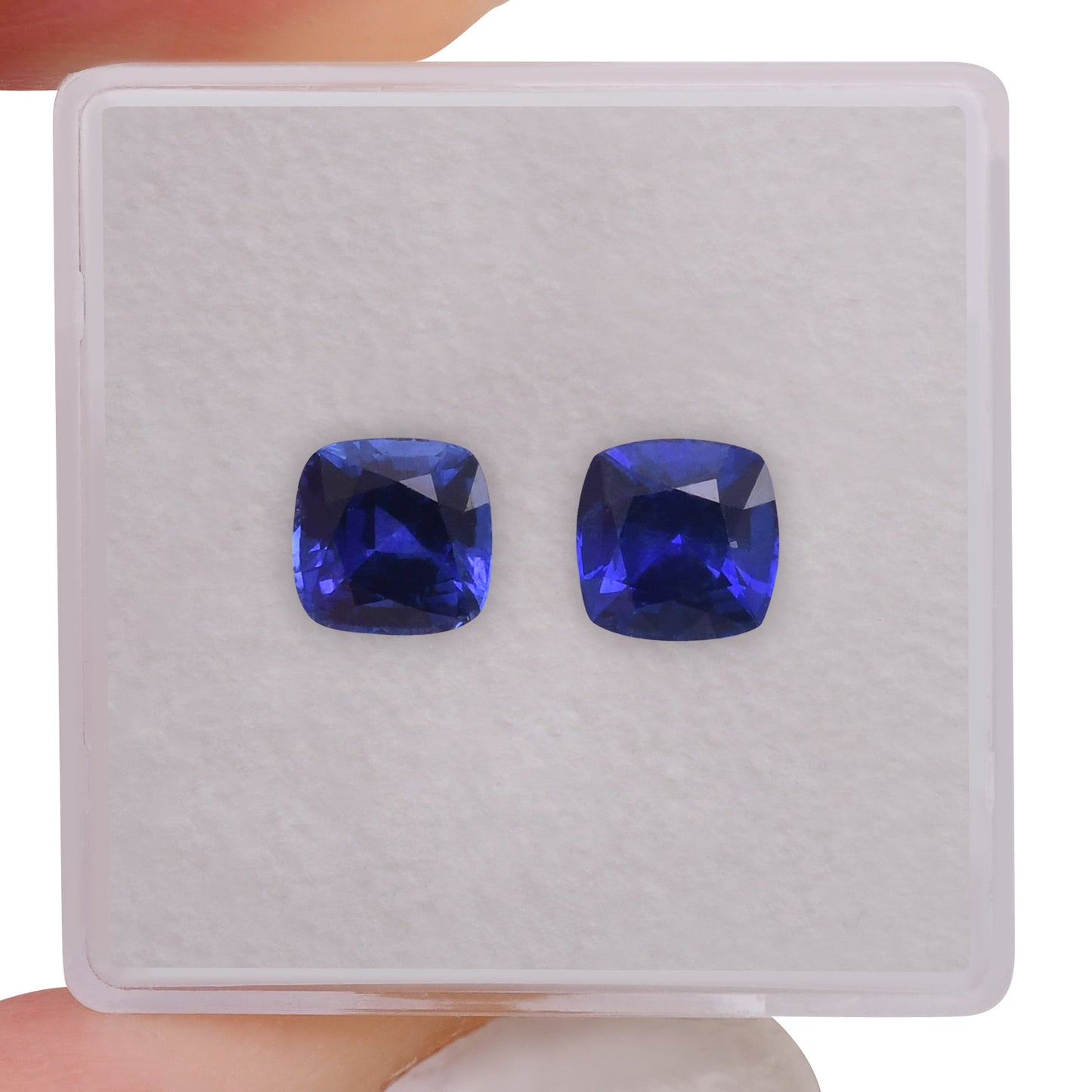 2,72 Karat blauer Kissen-Saphir aus Sri Lanka