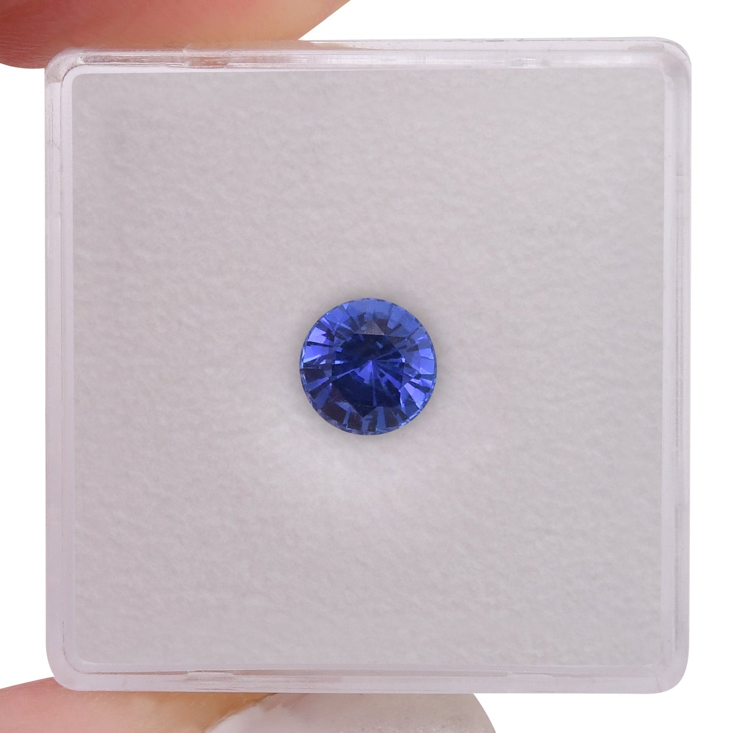 1,18 Karat blauer runder Saphir aus Sri Lanka