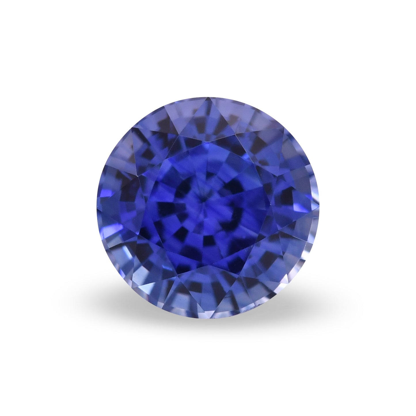 1,17 Karat blauer runder Saphir aus Sri Lanka