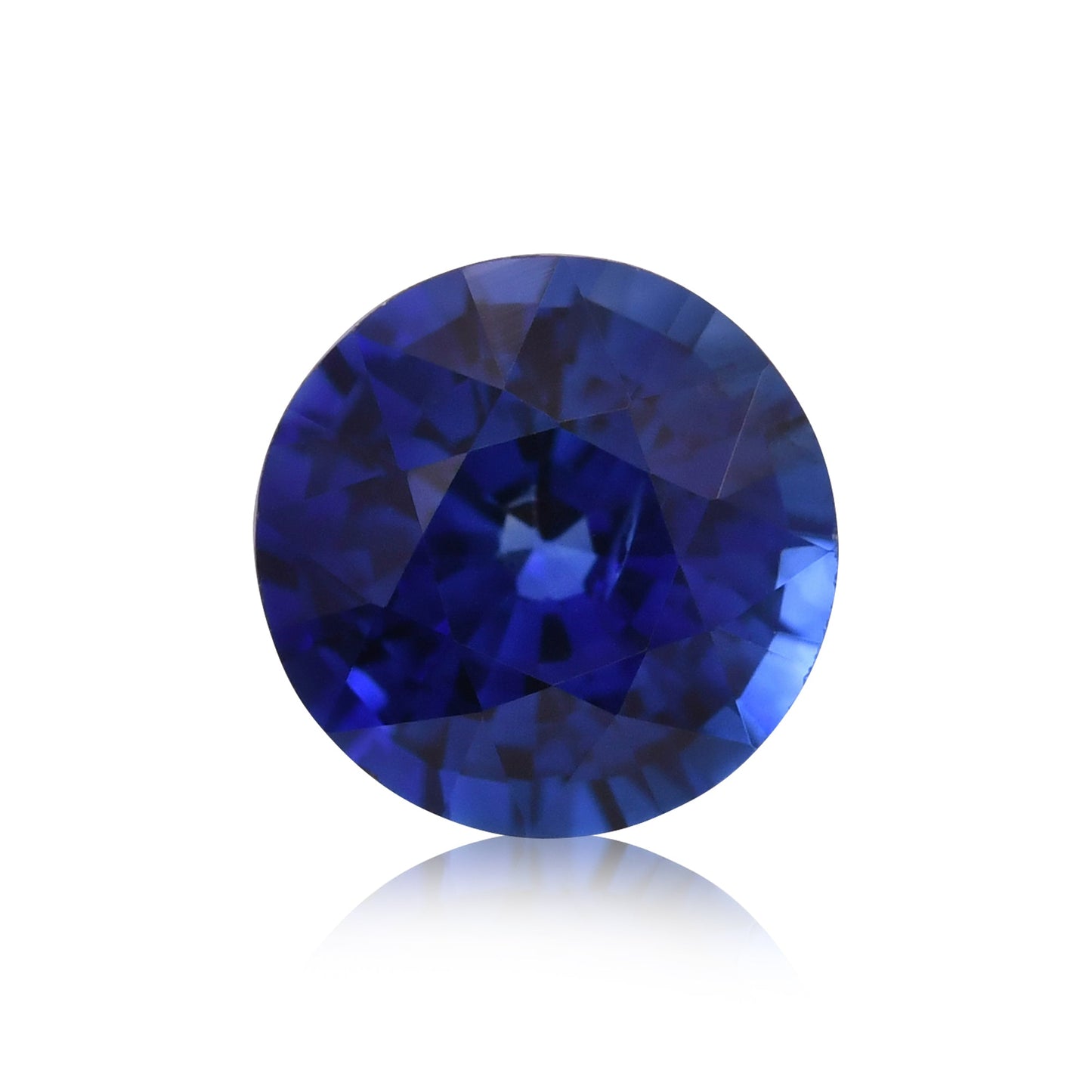 1,14 Karat blauer runder Saphir aus Sri Lanka