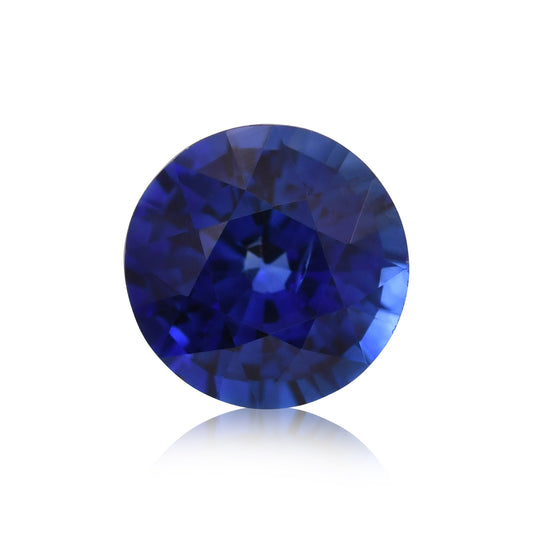1,14 Karat blauer runder Saphir aus Sri Lanka