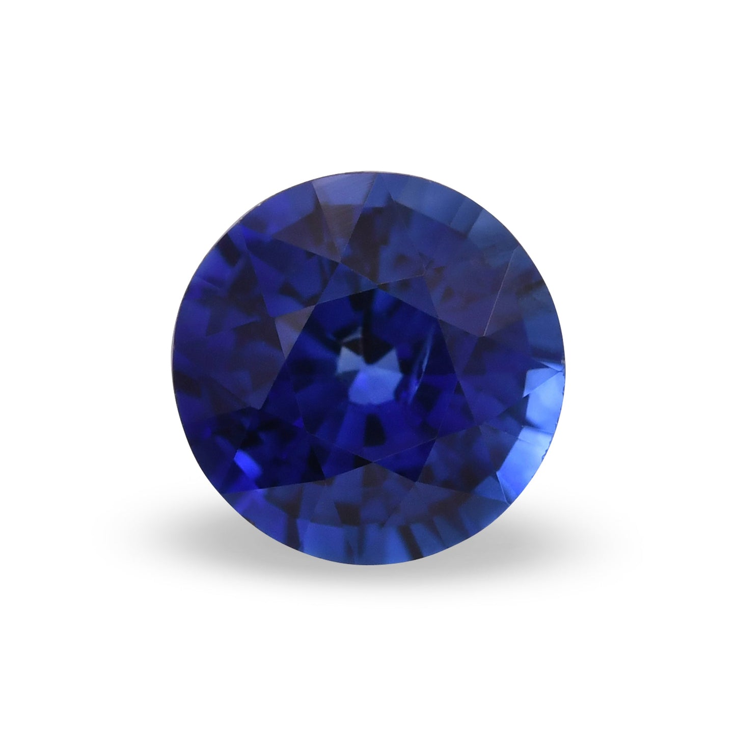 1,14 Karat blauer runder Saphir aus Sri Lanka