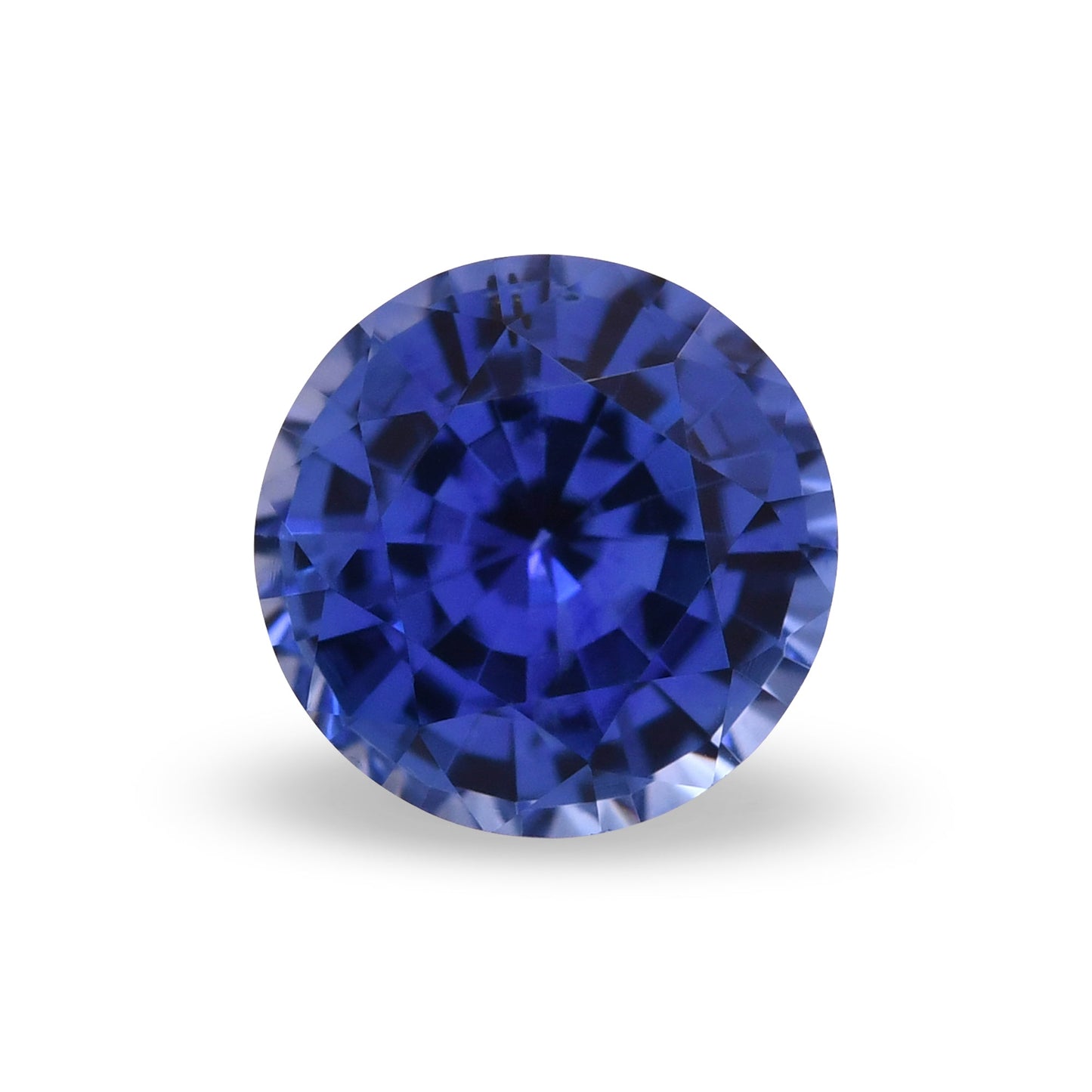 1,05 Karat blauer runder Saphir aus Sri Lanka