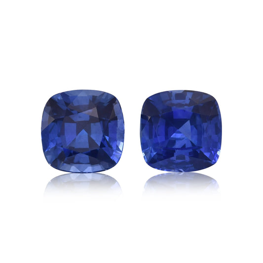 4,47 Karat blauer Kissen-Saphir aus Sri Lanka