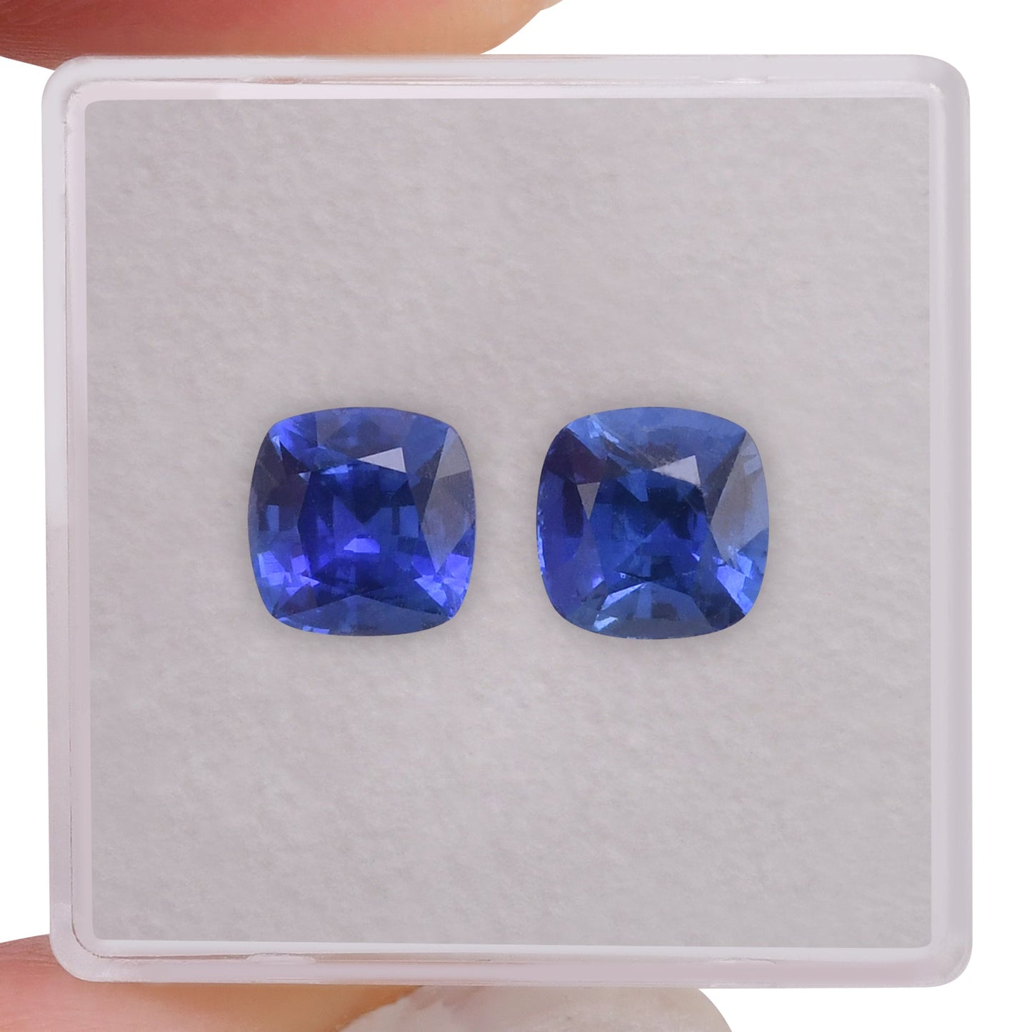 4,47 Karat blauer Kissen-Saphir aus Sri Lanka
