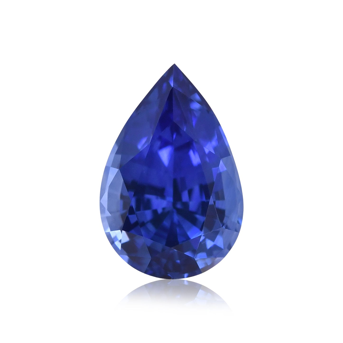 1,41 Karat blauer birnenförmiger Saphir aus Sri Lanka