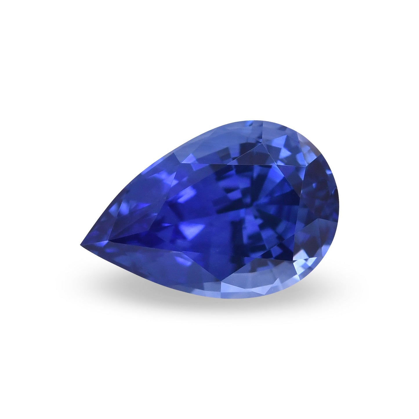1,41 Karat blauer birnenförmiger Saphir aus Sri Lanka