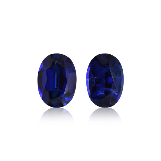 1,90 Karat blauer ovaler Saphir aus Sri Lanka