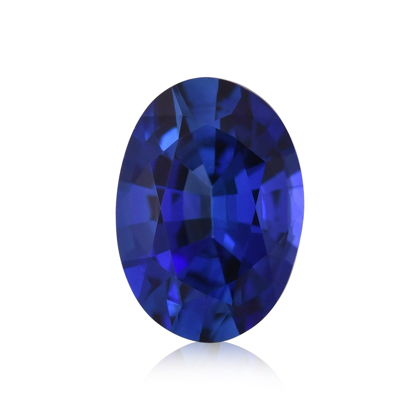 0,69 Karat blauer ovaler Saphir aus Sri Lanka