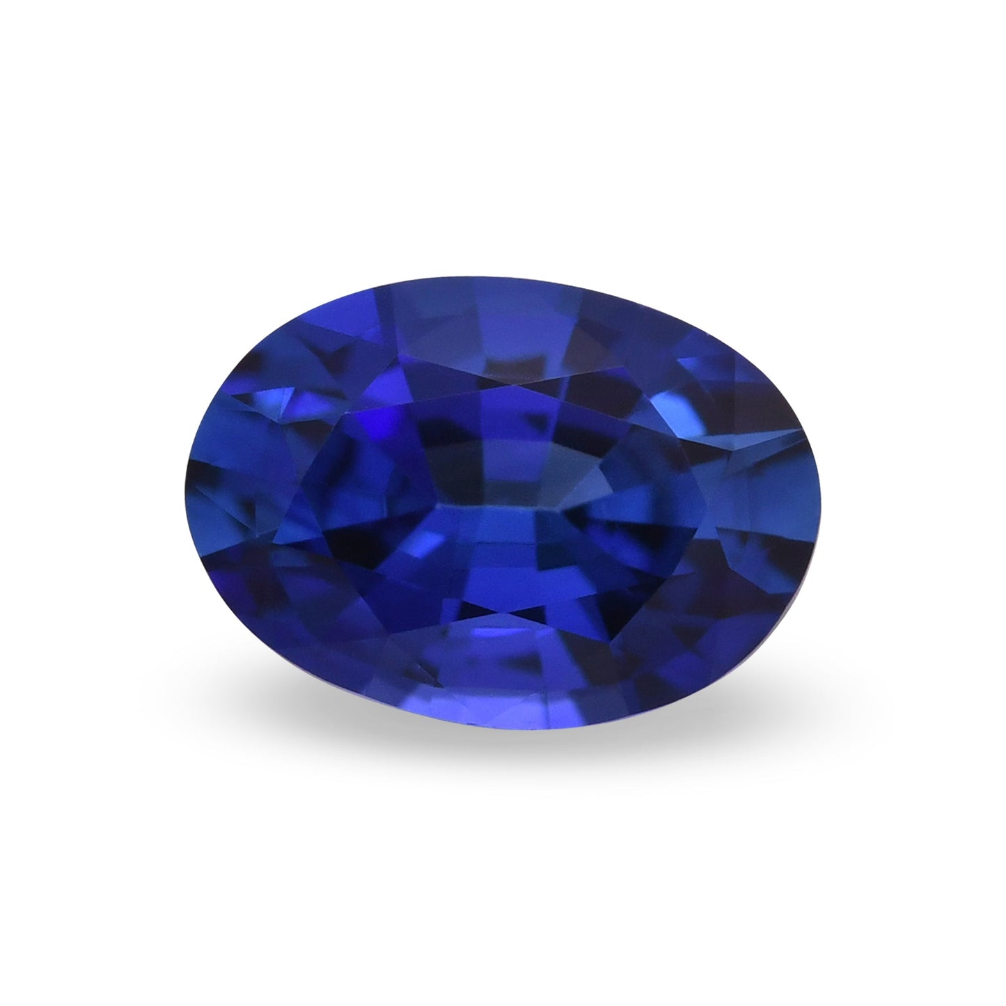 0,69 Karat blauer ovaler Saphir aus Sri Lanka
