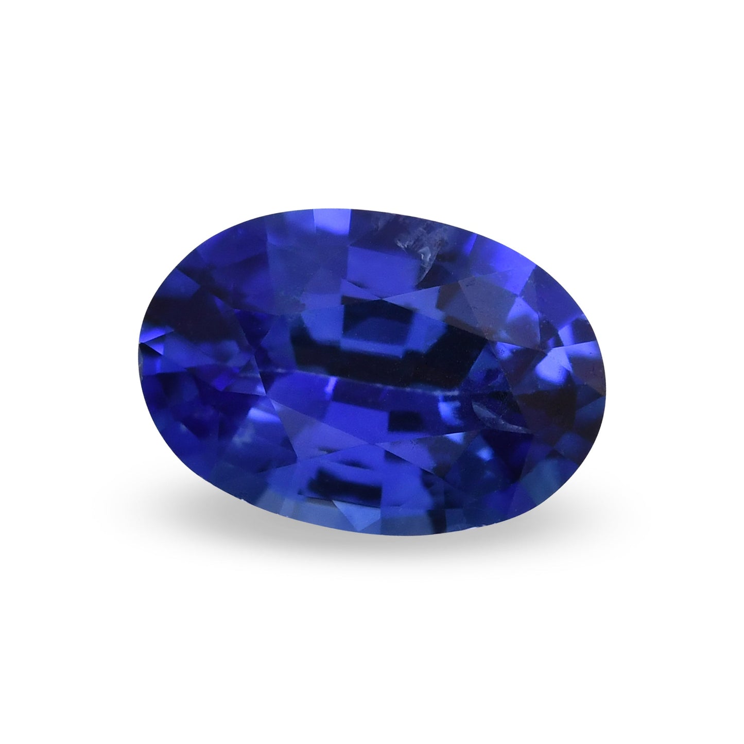 0,61 Karat blauer ovaler Saphir aus Sri Lanka