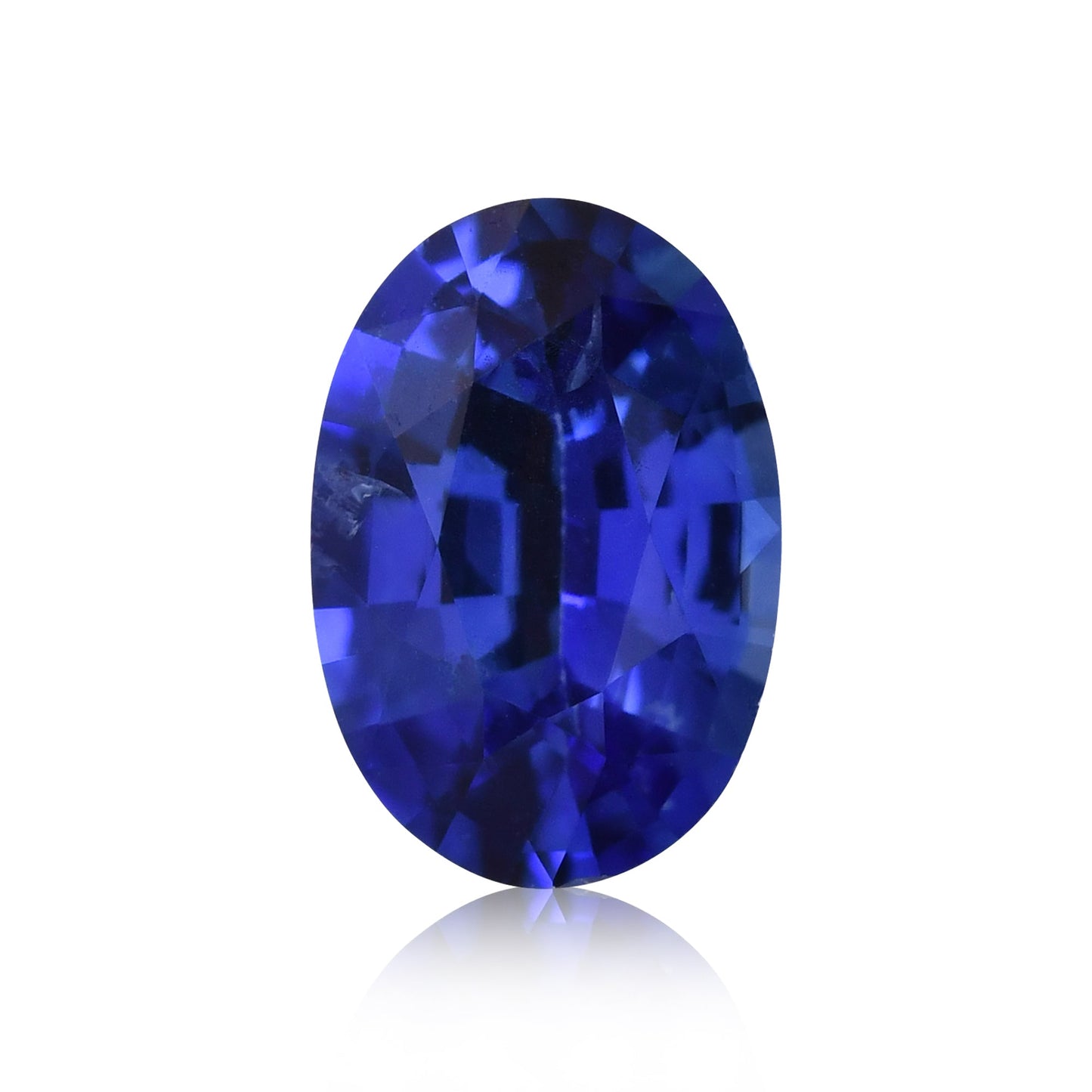 0,61 Karat blauer ovaler Saphir aus Sri Lanka