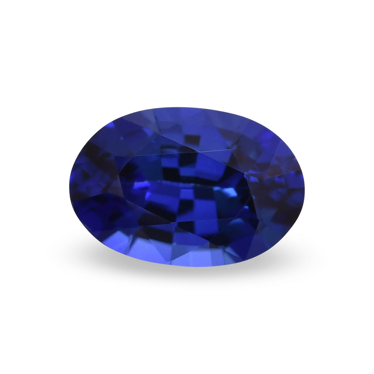 0,67 Karat blauer ovaler Saphir aus Sri Lanka