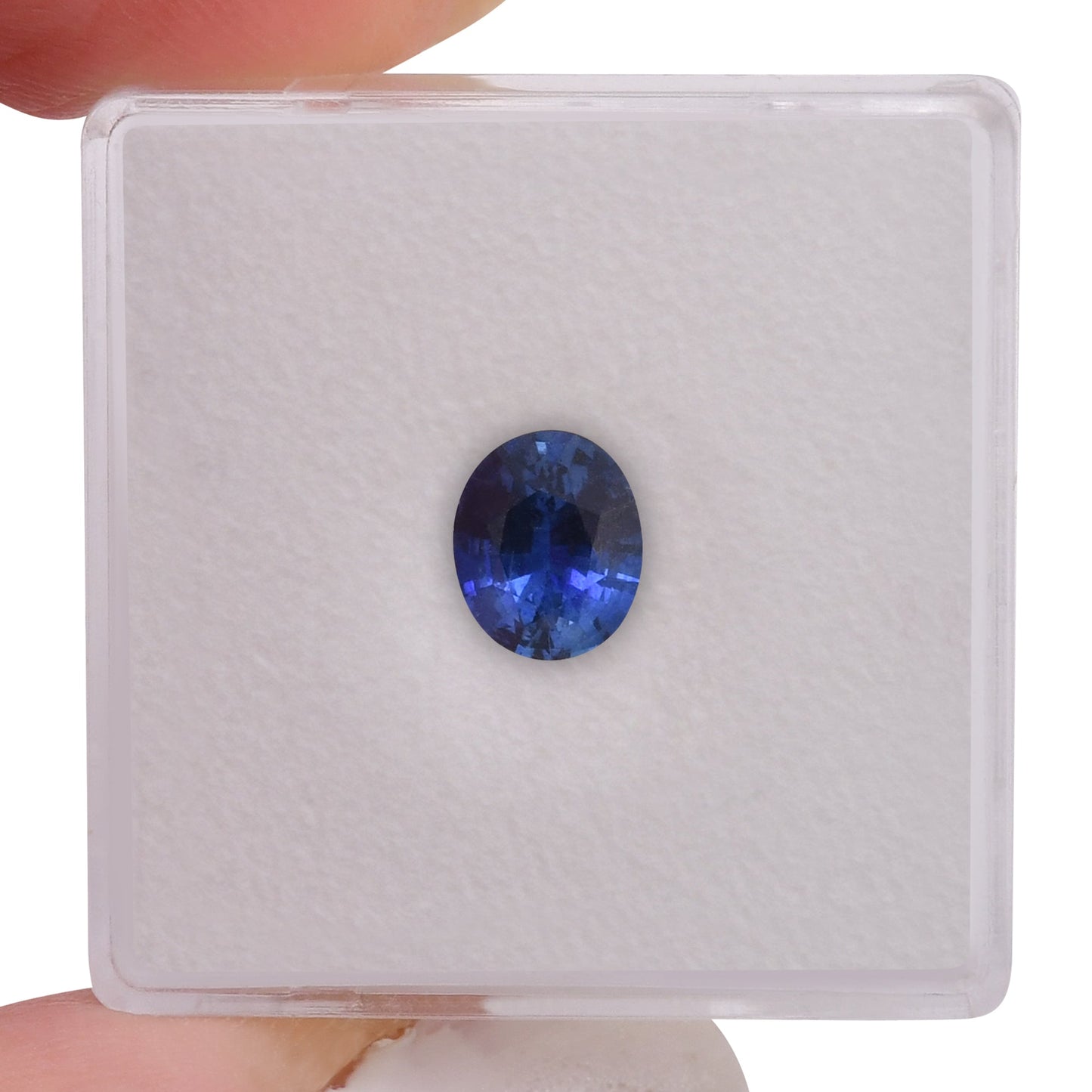 1,12 Karat blauer ovaler Saphir aus Sri Lanka