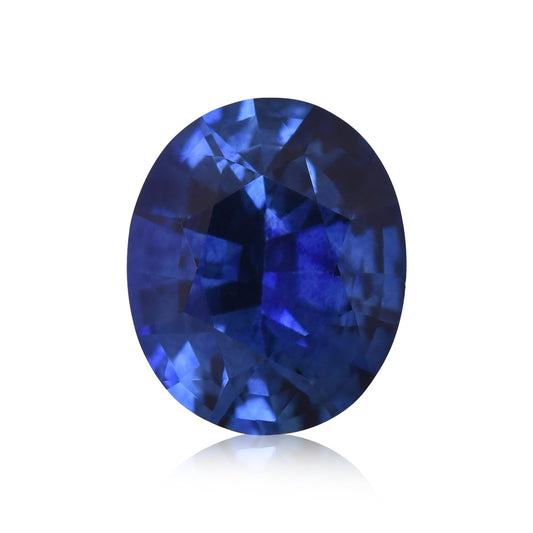 1,12 Karat blauer ovaler Saphir aus Sri Lanka