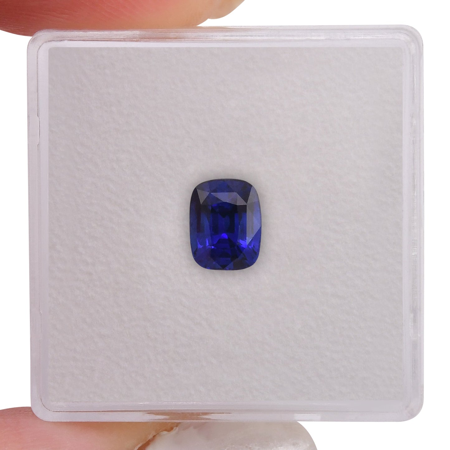 1,26 Karat blauer Kissen-Saphir aus Sri Lanka
