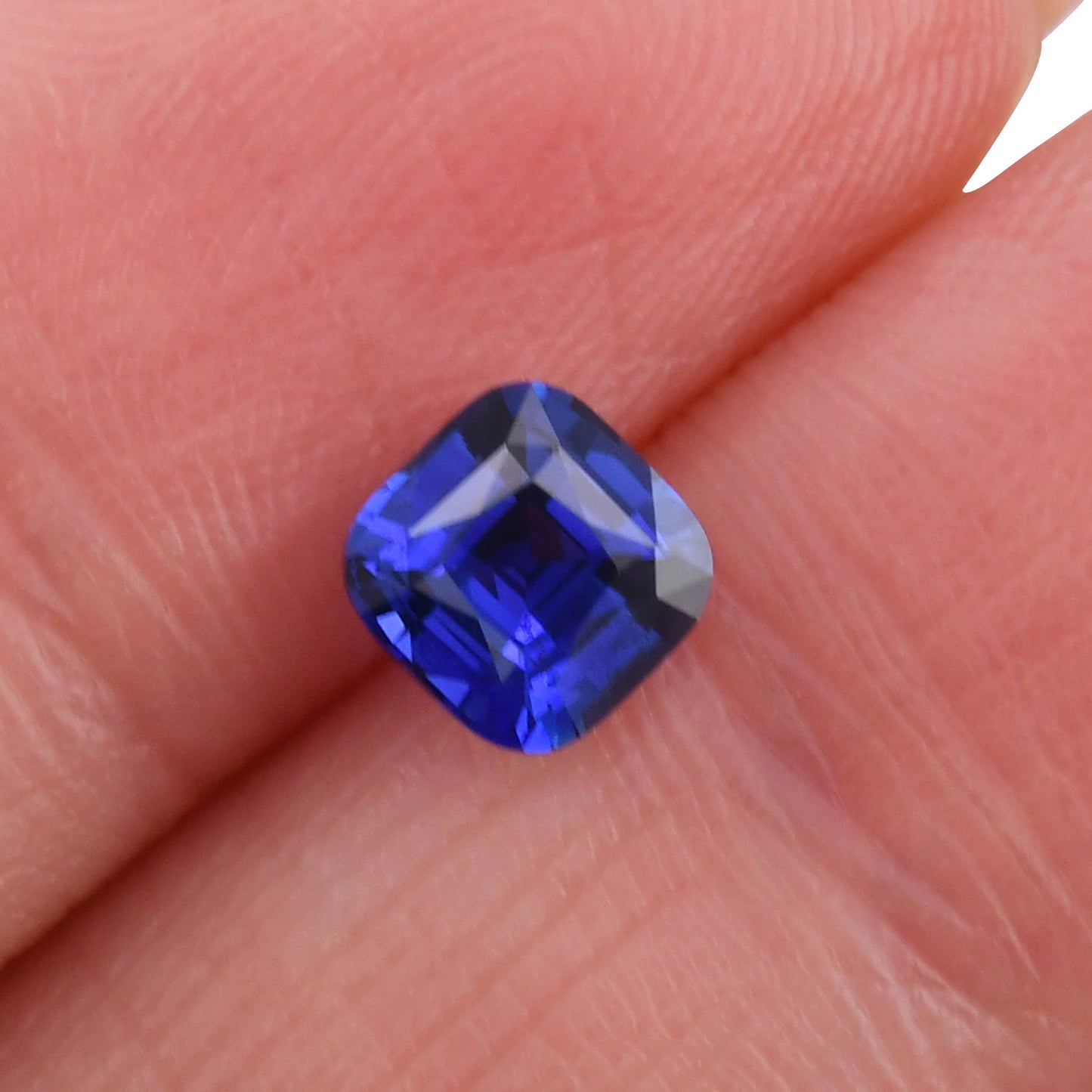 1,10 Karat blauer Kissen-Saphir aus Sri Lanka