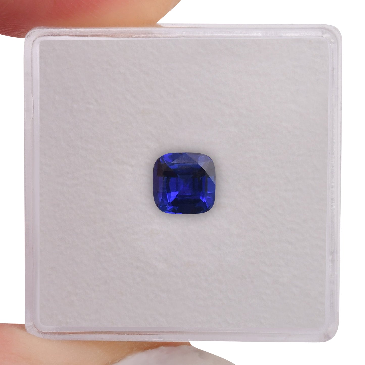 1,10 Karat blauer Kissen-Saphir aus Sri Lanka