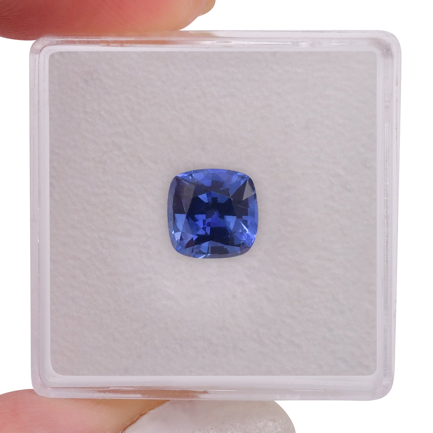 1,96 Karat blauer Kissen-Saphir aus Sri Lanka