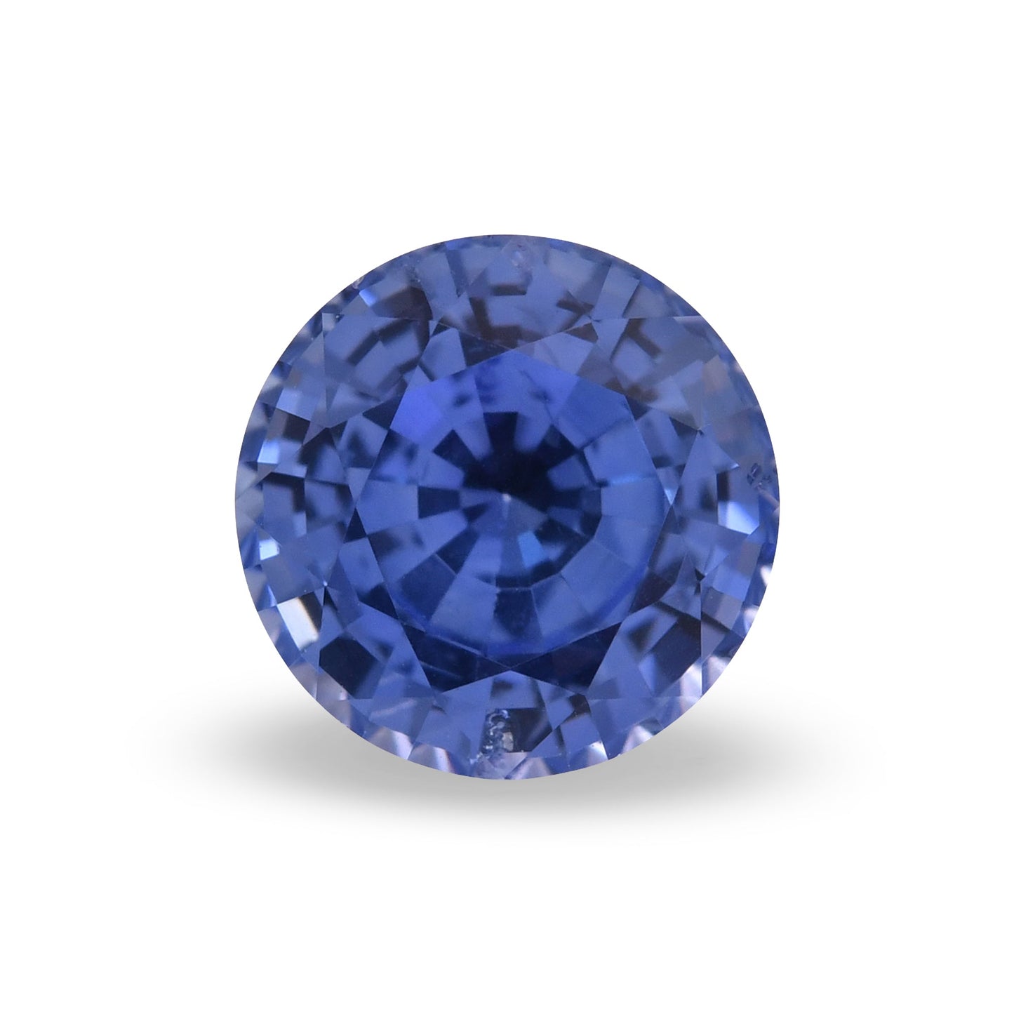 2,55 Karat blauer runder Saphir aus Sri Lanka