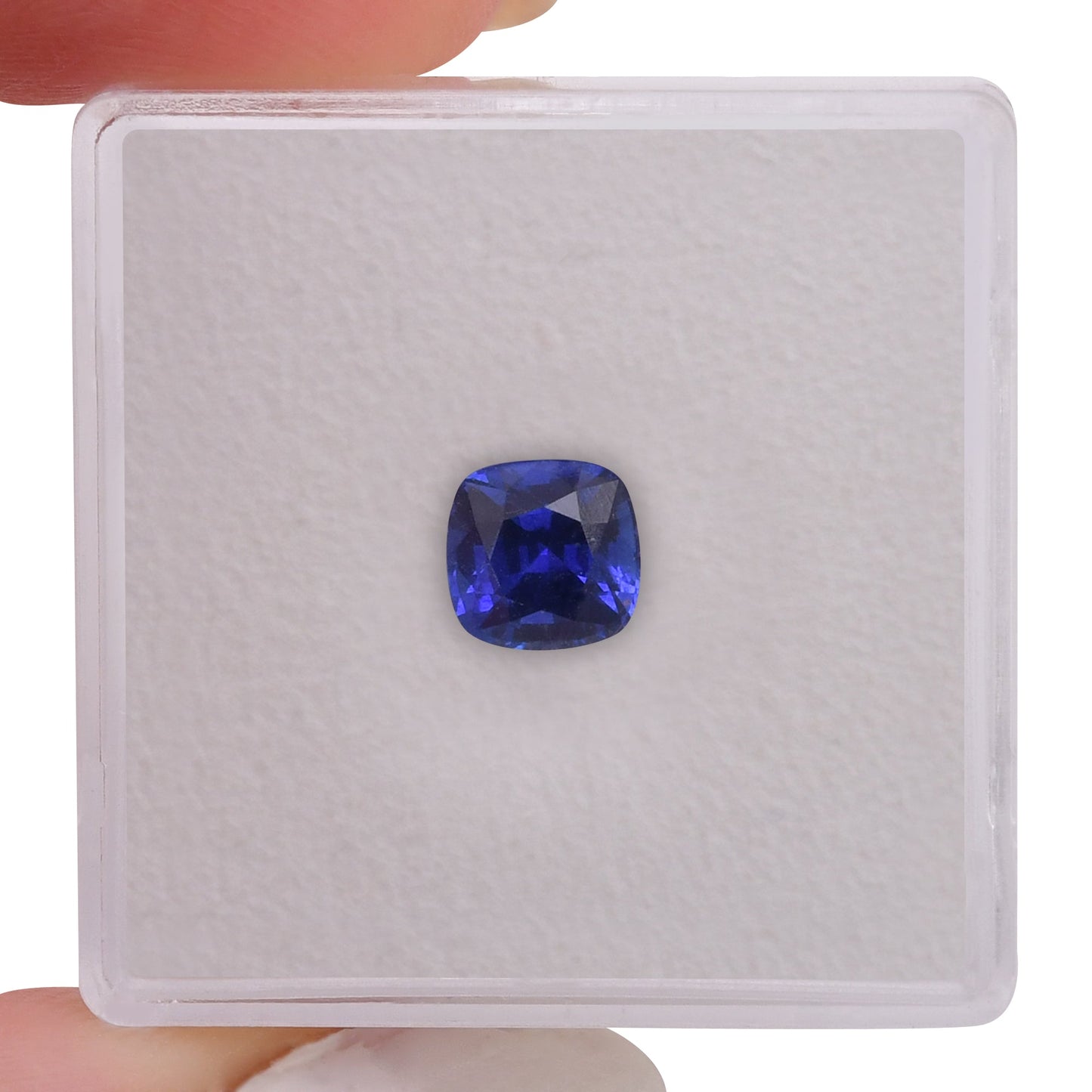 1,32 Karat blauer Kissen-Saphir aus Sri Lanka