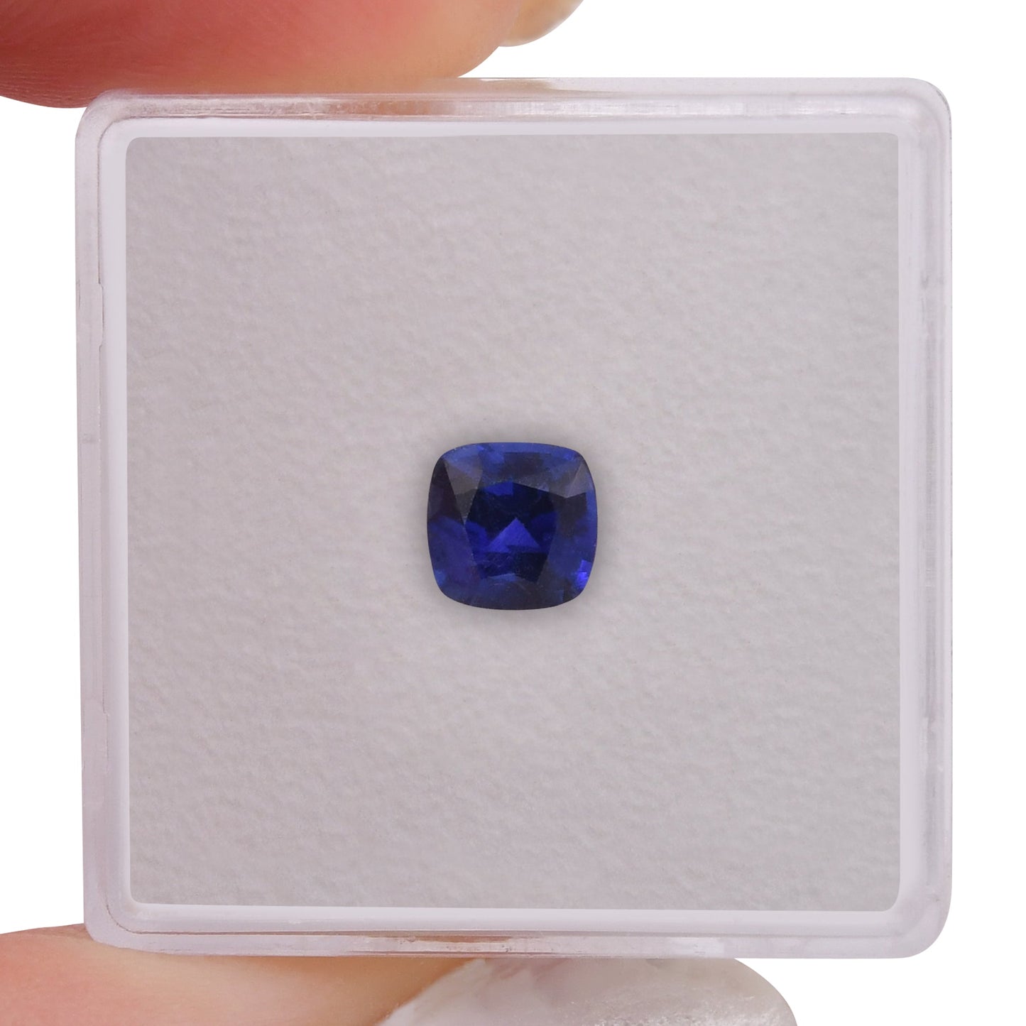 0,91 Karat blauer Kissen-Saphir aus Sri Lanka