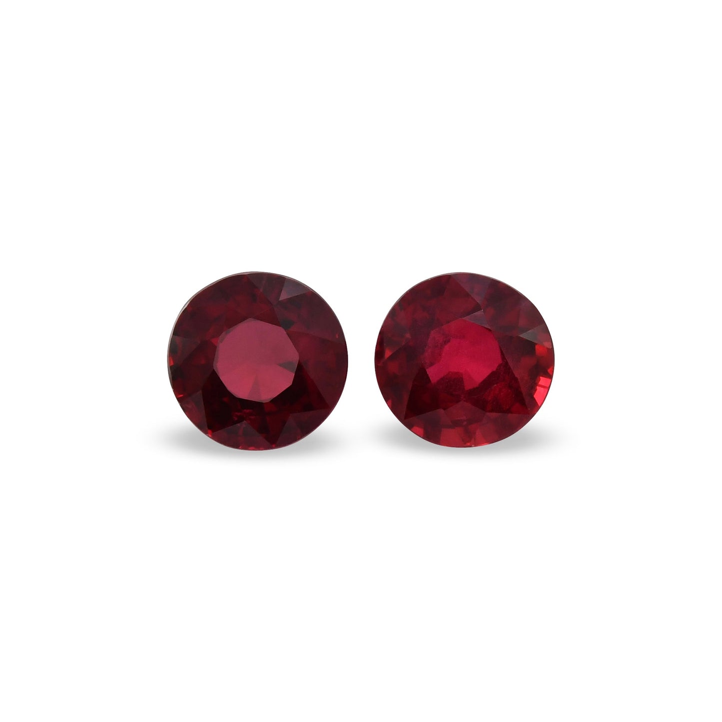 2,31 Karat roter runder Rubin aus Mosambik