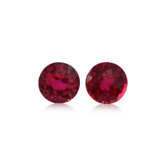 2.14 Carat Red MOZAMBICAN Round Ruby