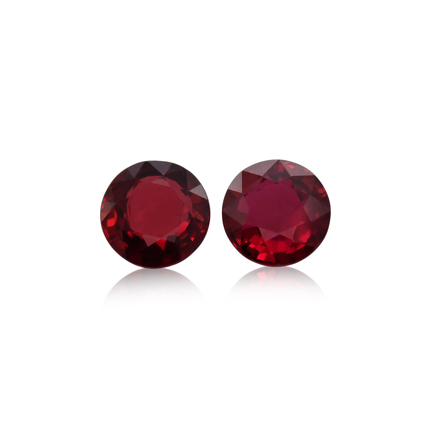 2,12 Karat roter runder Rubin aus Mosambik
