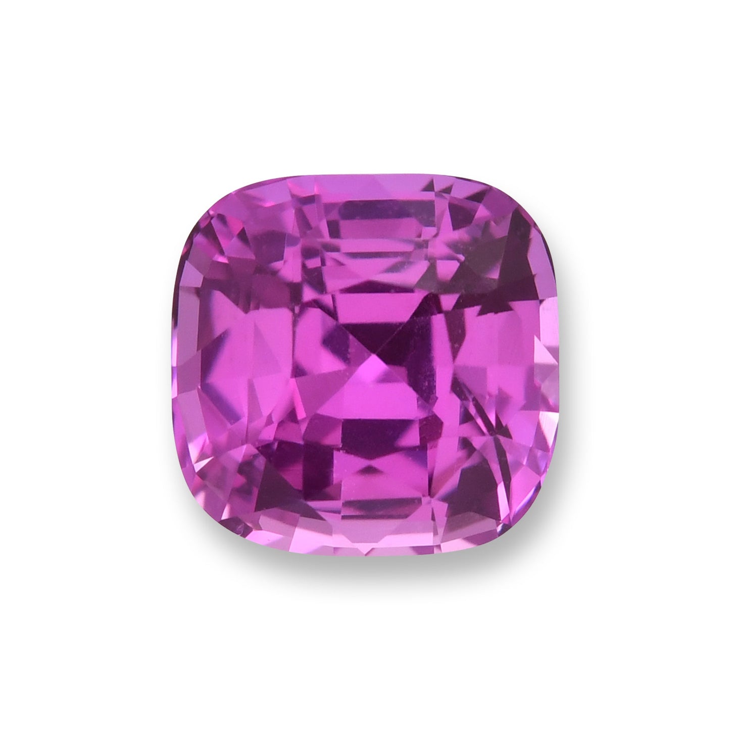 1,24 Karat rosafarbener MADAGASKAR-Kissen-Saphir