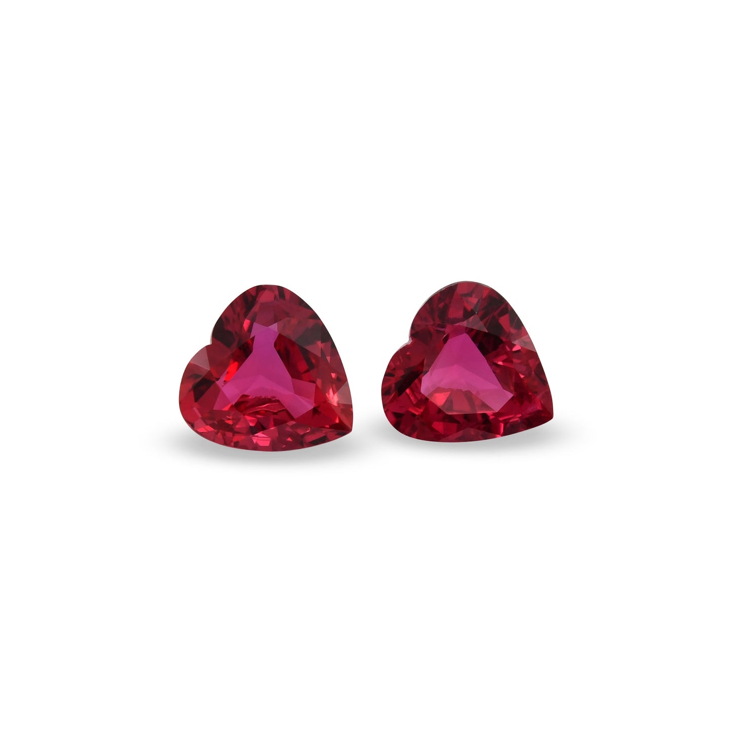 1,50 Karat roter mosambikanischer Herzrubin