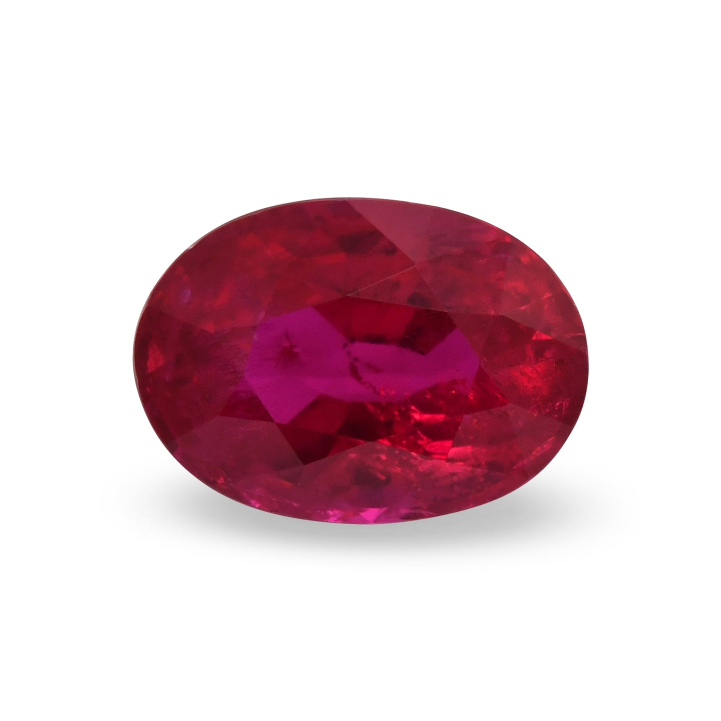 1,02 Karat roter ovaler Rubin aus Mosambik