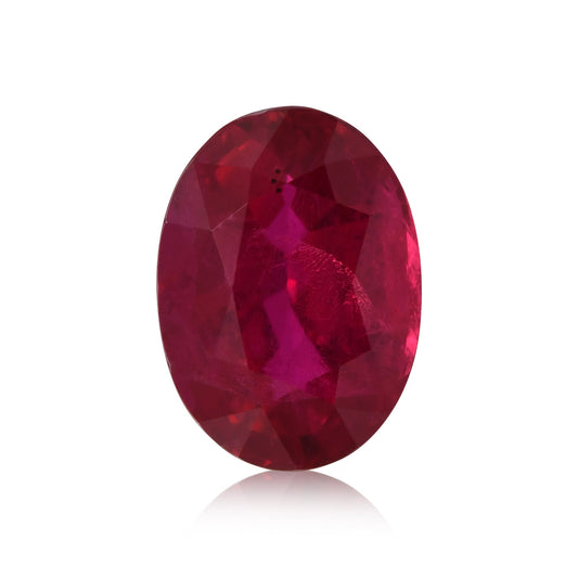 1,13 Karat roter ovaler Rubin aus Mosambik