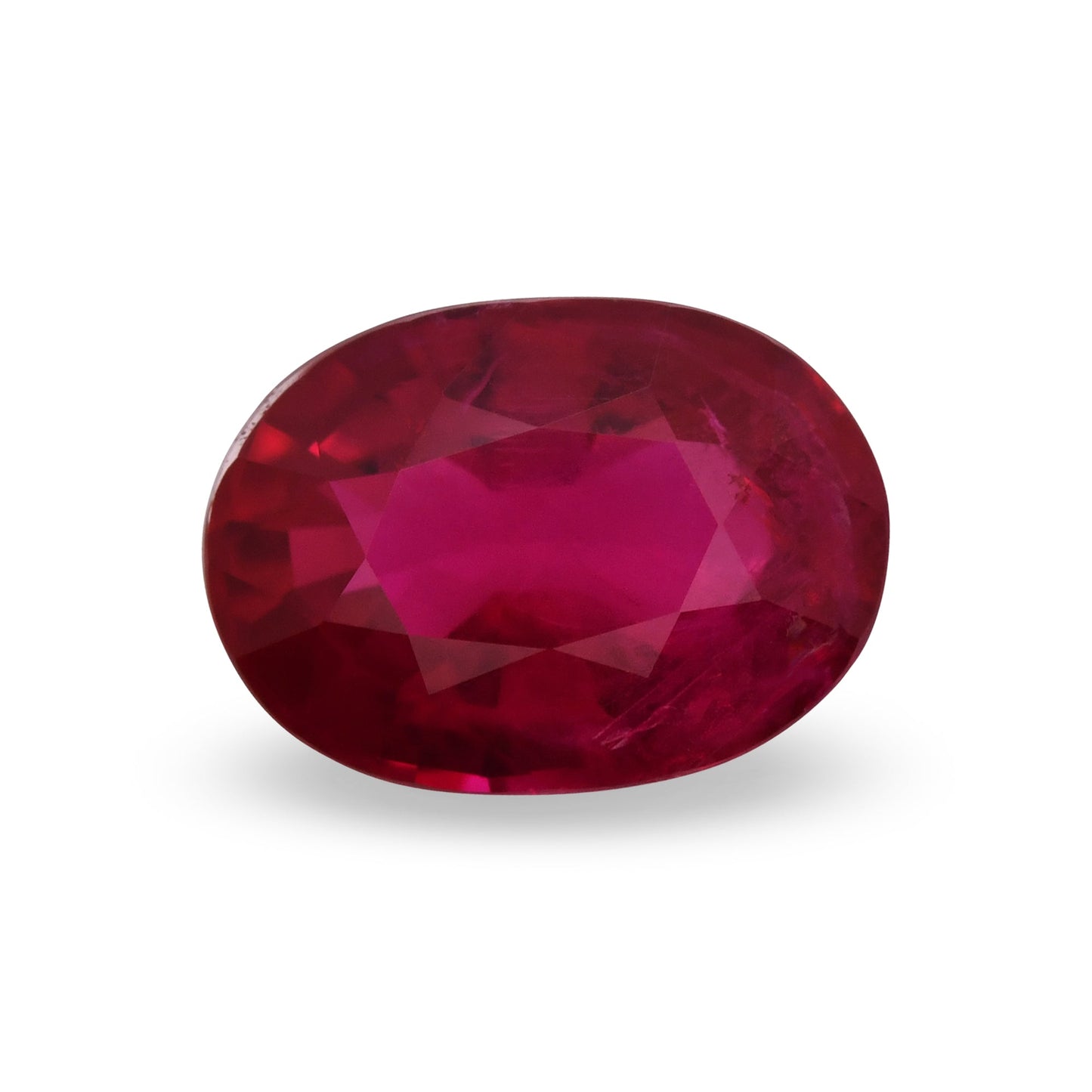 1,04 Karat roter ovaler Rubin aus Mosambik