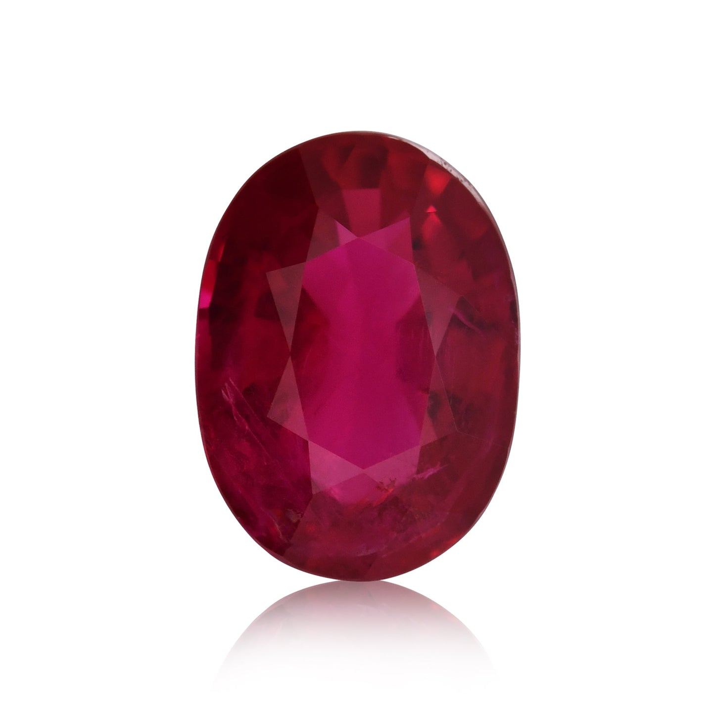 1,04 Karat roter ovaler Rubin aus Mosambik