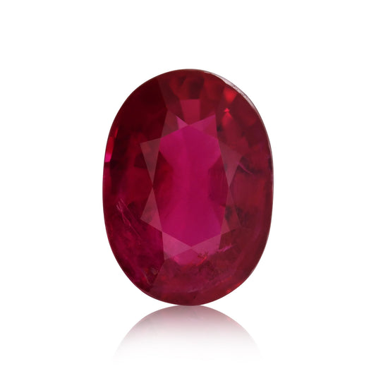1,04 Karat roter ovaler Rubin aus Mosambik